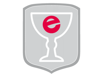 Ikona przedstawia trofeum z logo e-systems.